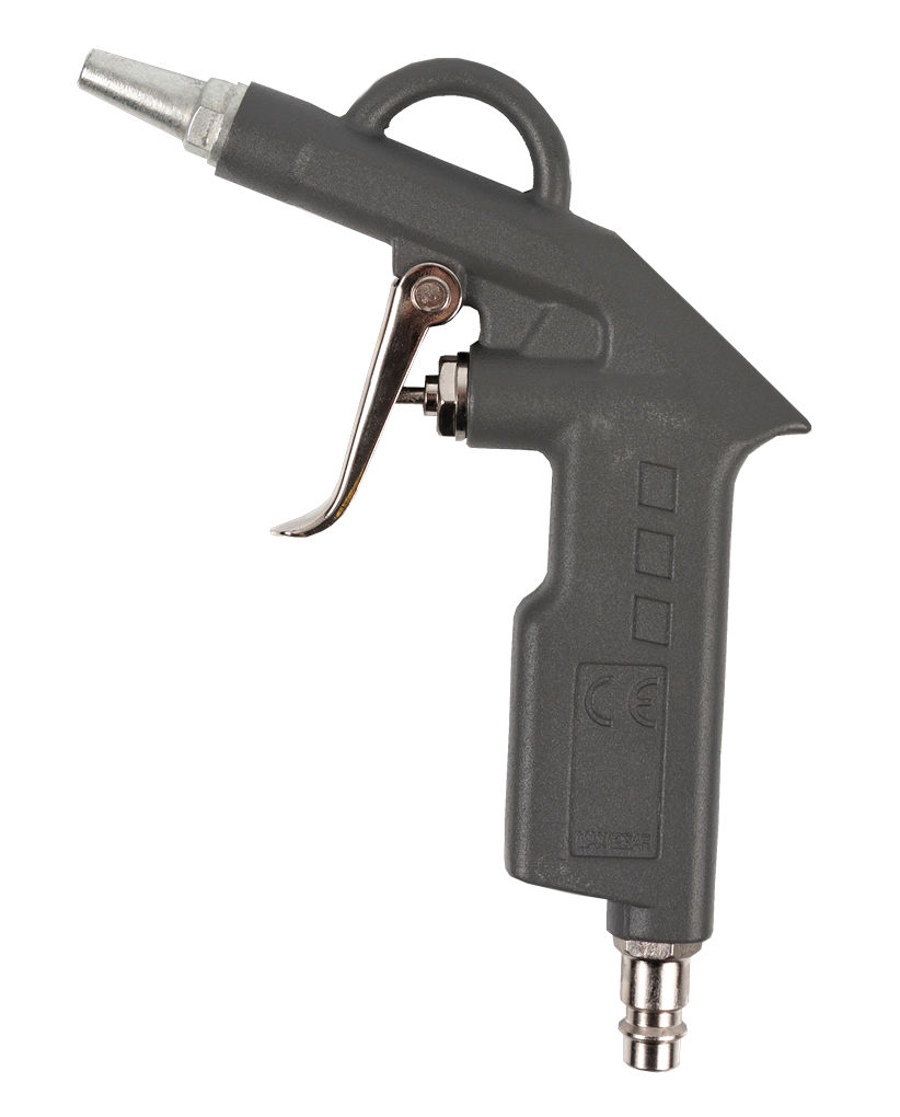 Фото Пистолет обдувочный Quattro Elementi короткий носик, разъем EURO, профи {770-889}