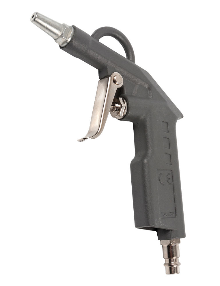 Фото Пистолет обдувочный Quattro Elementi короткий носик, разъем EURO, профи {770-889} (2)