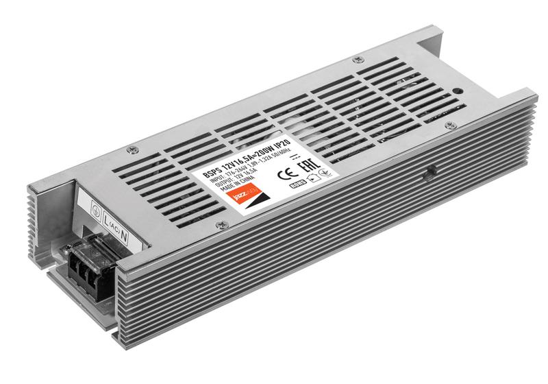 Фото Драйвер BSPS 12В 16.5А 200Вт IP20 (1год гарантии) JazzWay 5024410