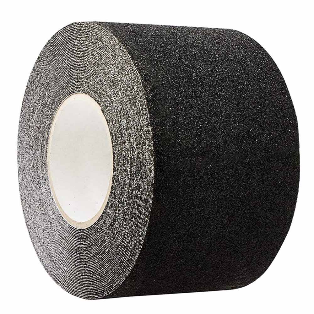Фото Универсальная противоскользящая лента Vell, черная (100 мм х 18,3 м) {400197}