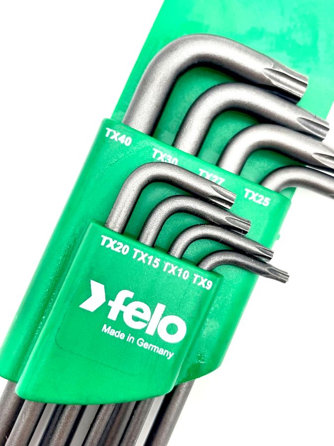 Фото Набор ключей Felo Г-образных шестигранных Torx T9-T40, 8 шт {34888811} (4)