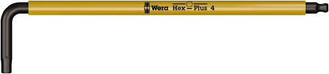 Фото Г-образный ключ WERA 950 SPKL 4 Multicolour , метрический, Hex-Plus {WE-022608}