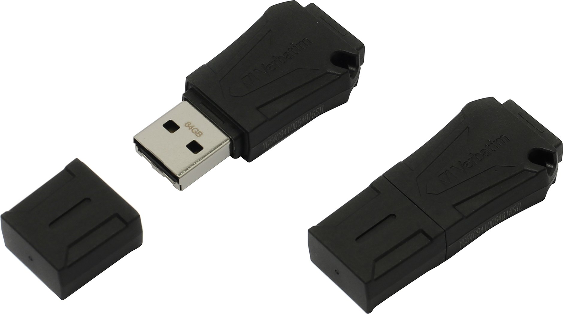 Фото Флеш накопитель 64GB Verbatim ToughMAX, USB 2.0, Черный {49332} (2)