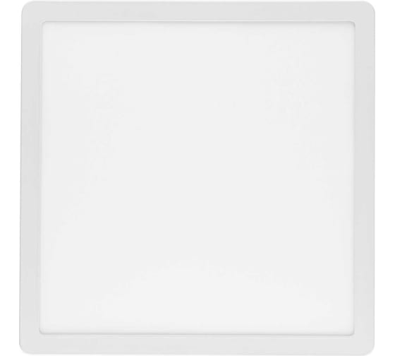 Фото Светильник светодиодный накладной "Даунлайт НАРОДНЫЙ" квадрат СПО (белый) алюминий 24Вт 3000К {SQ0329-4209} (2)
