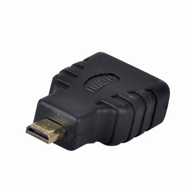 Фото Переходник Rexant, штекер Micro HDMI - гнездо HDMI, золото {17-6815} (1)
