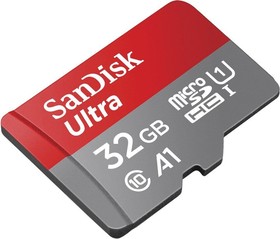 Фото Флеш карта microSD 32GB SanDisk microSDHC Class 10 Ultra UHS-I U1 A1 120MB/s {SDSQUA4-032G-GN6MN}