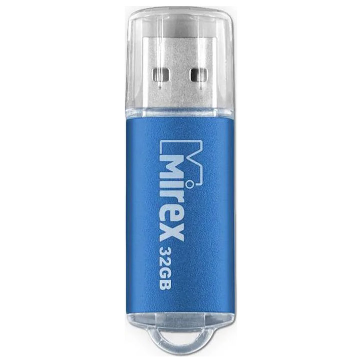 Фото Флеш накопитель 32GB Mirex Unit, USB 2.0, синий {13600-FMUAQU32}