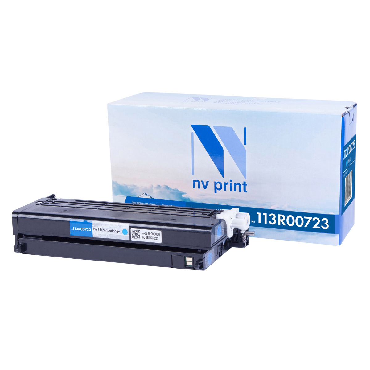 Фото Картридж NV Print совместимый 113R00723 для Xerox Phaser 6180 (6000k) (голубой) {20374}