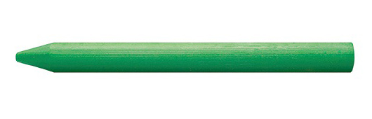 Фото Маркировочный восковой мелок круглый, Ø 8 мм, зеленый {L4960067}