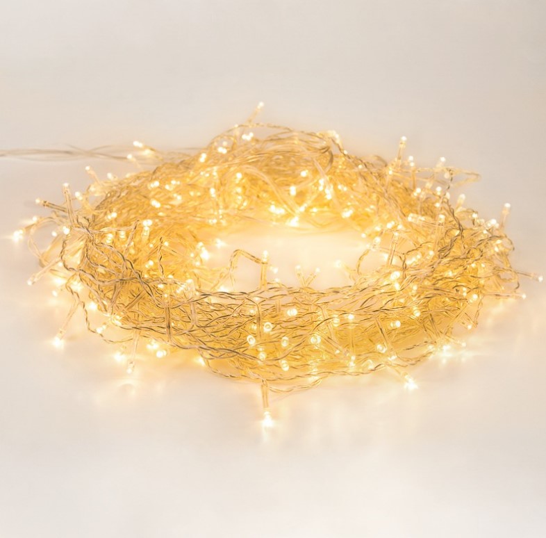 Фото Гирлянда Светодиодная Дождь 3х2 м 240 LED, прозрачный ПВХ, с контроллером, теплое белое свечение NEON-NIGHT {235-096} (2)