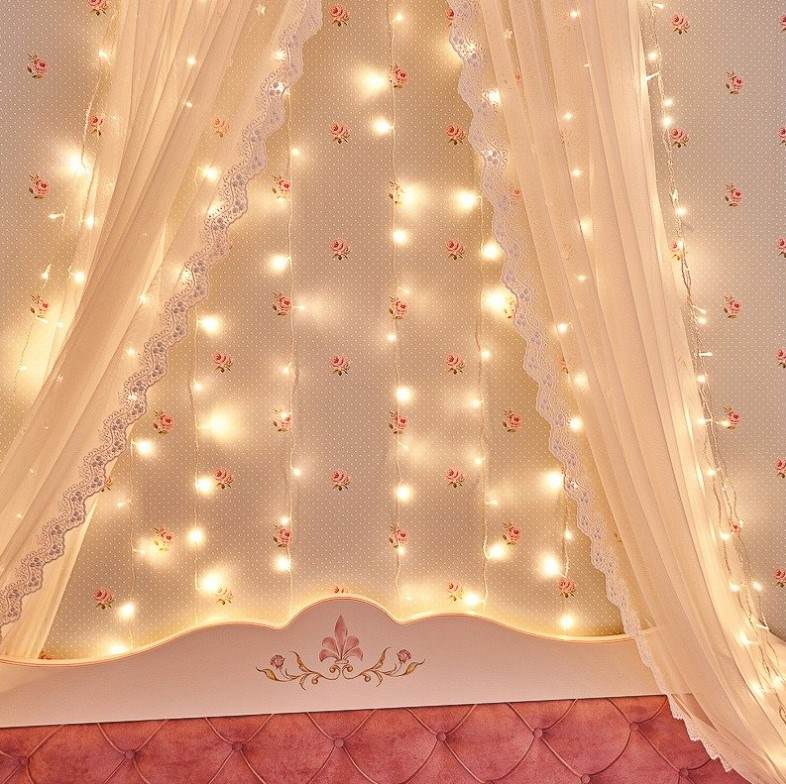 Фото Гирлянда Светодиодная Дождь 3х2 м 240 LED, прозрачный ПВХ, с контроллером, теплое белое свечение NEON-NIGHT {235-096} (6)