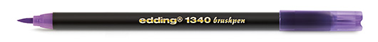 Фото Брашпен Edding E-1340 с гибким наконечником, фиолетовый {E-1340#8}