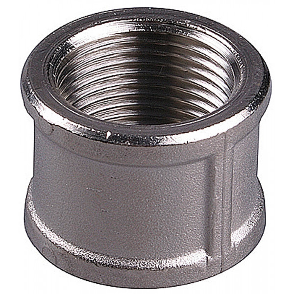 Фото Муфта GENERAL FITTINGS никелированная латунь, 1/2" {51091-1/2}