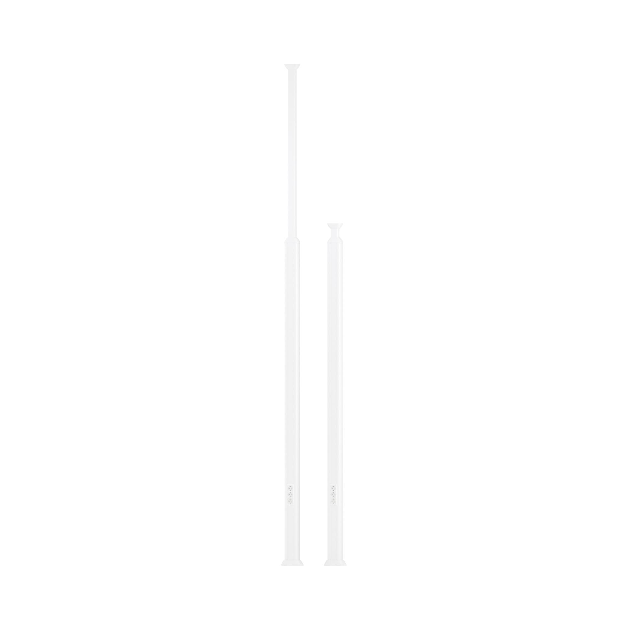Фото Телескопическая алюминиевая колонна, 2,7 - 4,2м, цвет белый, DKC 09572