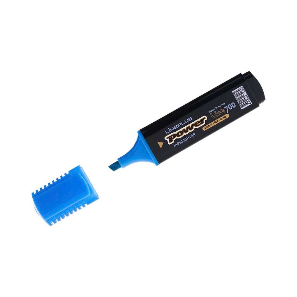 Фото Текстовыделитель Line Plus "HI-700C" голубой, 1-5мм HI-700C {207995}