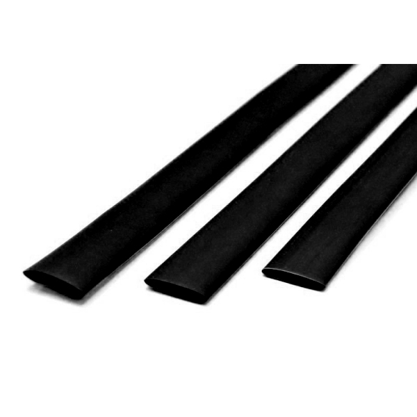 Фото Термоусадочные трубки в метровой нарезке с коэффициентом усадки 2:1 ТНТнг-8/4 мм, черная {72375}