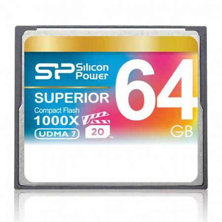 Фото Флеш карта CF 64GB Silicon Power, 1000X {SP064GBCFC1K0V10}