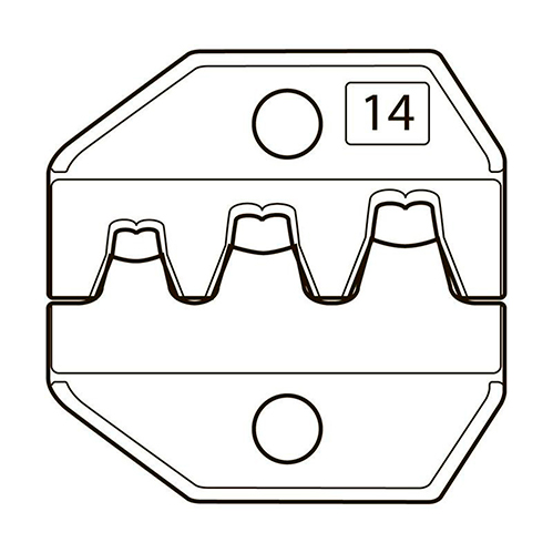 Фото Номерные матрицы МПК-14 для опрессовки автоклемм под двойной обжим {69966} (1)