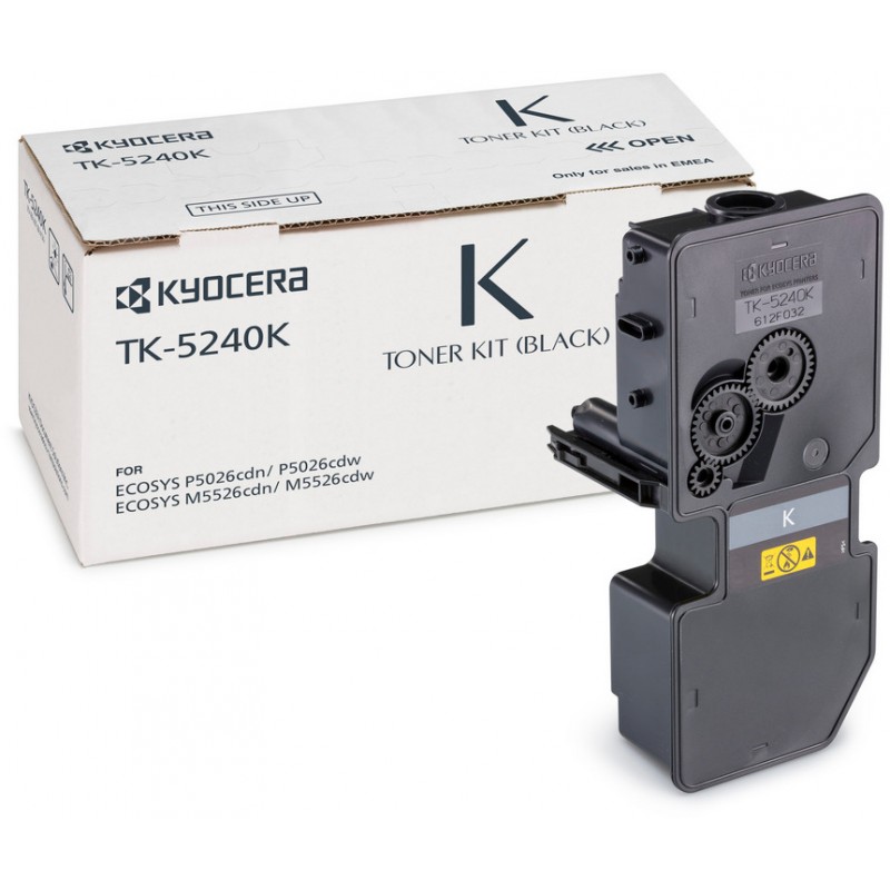 Фото Тонер-картридж Kyocera TK-5240K Black для P5026cdn/ cdw, M5526cdn/ cdw {1T02R70NL0}