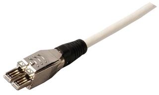 Фото Siemon T7P4-B01-1 Вилка TERA 4-парная, cat7/7A S(F)/FTP 22-23 AWG, чёрный колпачок {24298}