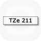 Фото Лента Brother TZE-211 (6 мм, черный на белом) {TZE211} (1)