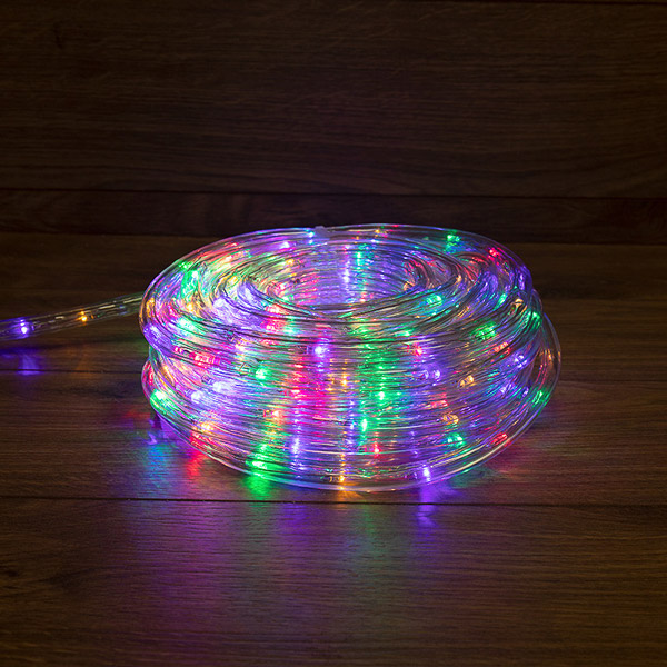 Фото Дюралайт LED, фиксинг (2W), 24 LED/м, мультиколор (RYGB), 25 м {121-328-14}