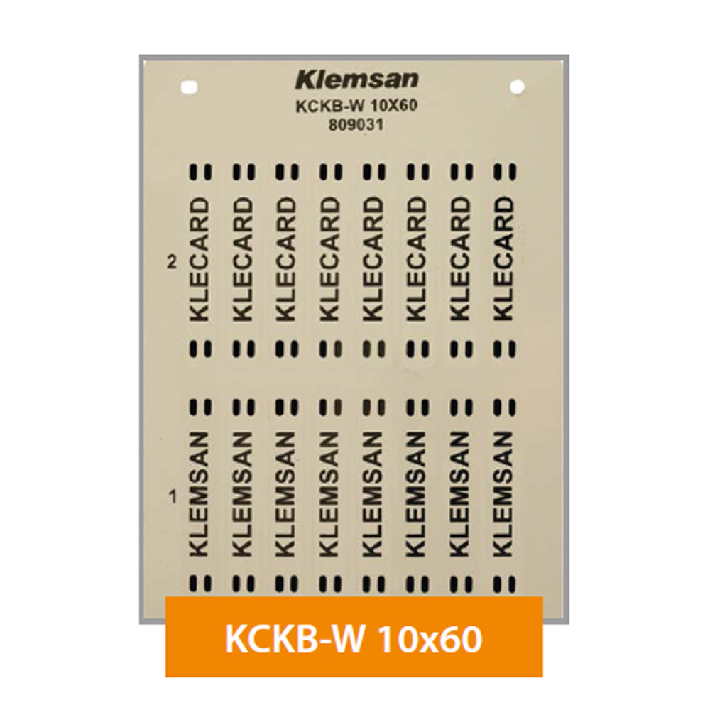 Фото KCKB-W 20x25mm; Маркировка для проводов - крепление с помощью хомутов (0.0.0.8.09030)