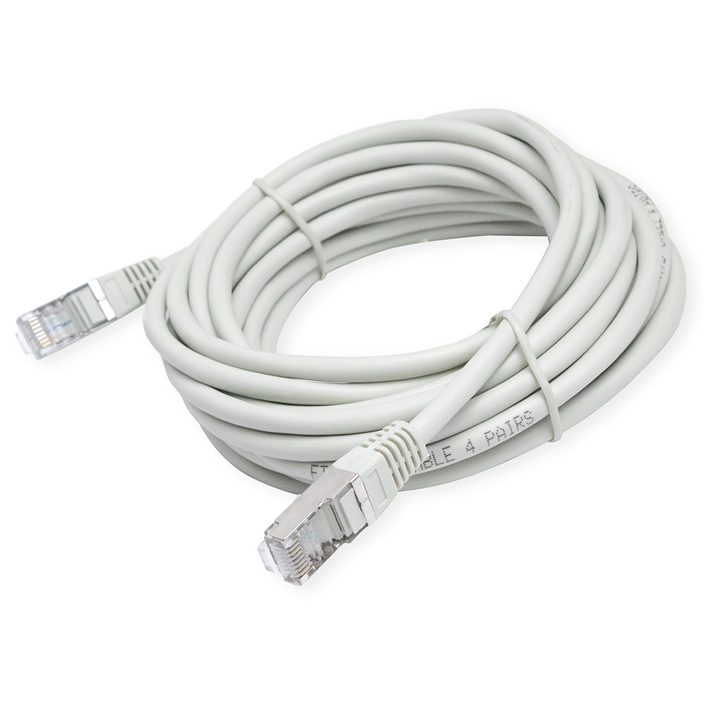 Фото Патч-корд Vell, для подключения интернета, 5 м, патч-корд FTP, RJ-45 {V80105} (1)