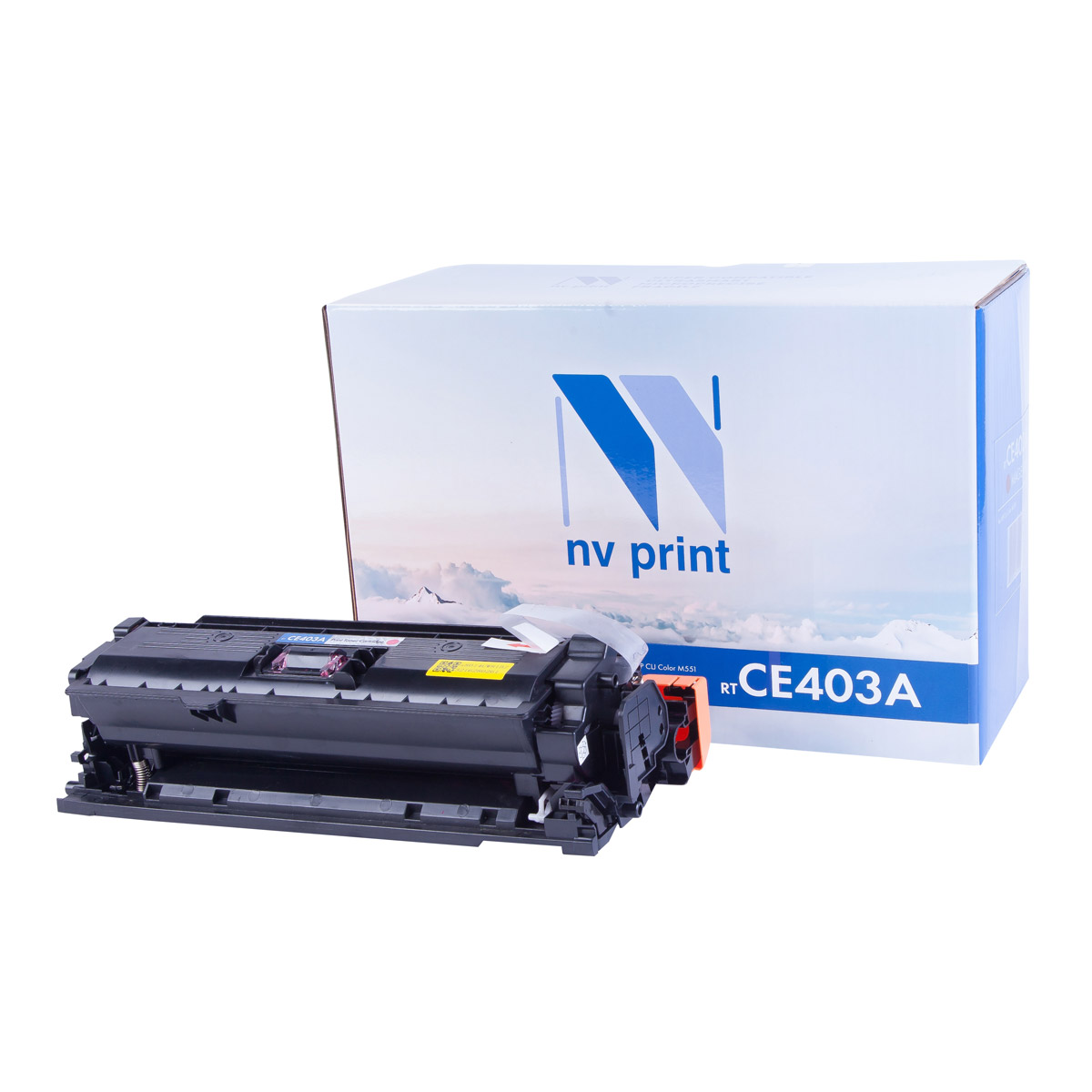Фото Картридж NV Print совместимый CE403A для HP CLJ Color M551 (пурпурный) {29894}