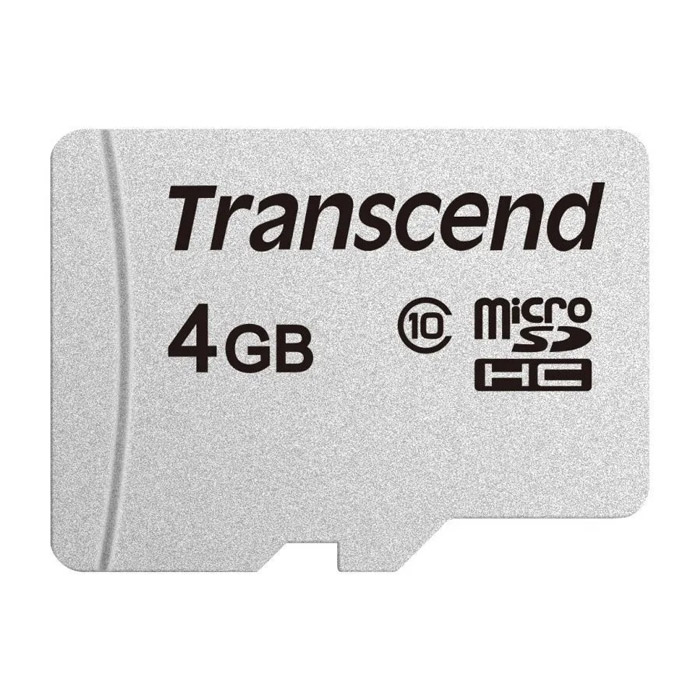 Фото Флеш карта microSD 4GB Transcend microSDHC Class 10, (без адаптера), TLC {TS4GUSD300S}