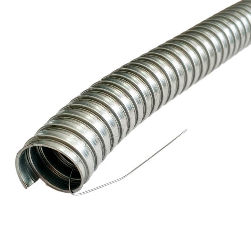 Фото Металлорукав Р3-Ц 20 с протяжкой DIY ГОФРОМАТИК {zeta43204}