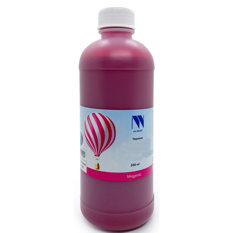 Фото Чернила NV PRINT универсальные на водной основе для Сanon, Epson, НР, Lexmark (500 ml) Magenta {B4663}