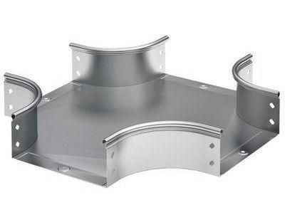 Фото Ответвитель для лотка Х-образ. DPX 100х80 в комплекте с крепеж. эл. DKC 36202K