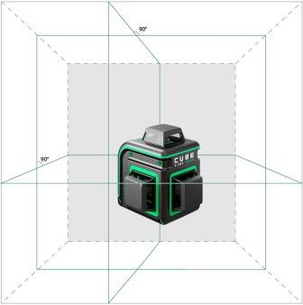 Фото Лазерный уровень ADA Cube 3-360 GREEN Home Еdition {А00566} (2)