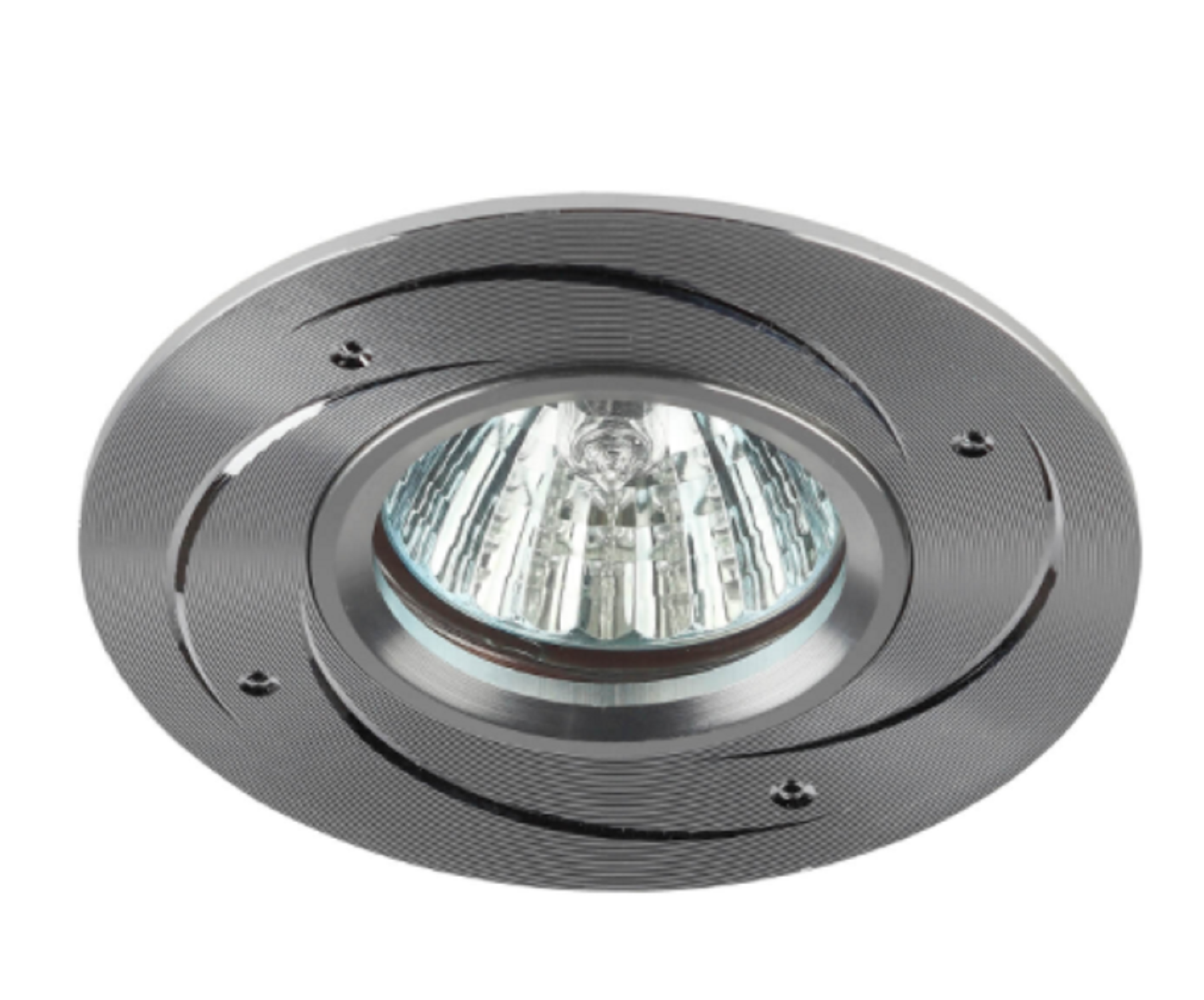 Фото ЭРА KL43 SL /1 Светильник KL43 SL /1 литой "алюминевый " MR16,12V/220V, 50W серебро (100/2100) {Б0049562}
