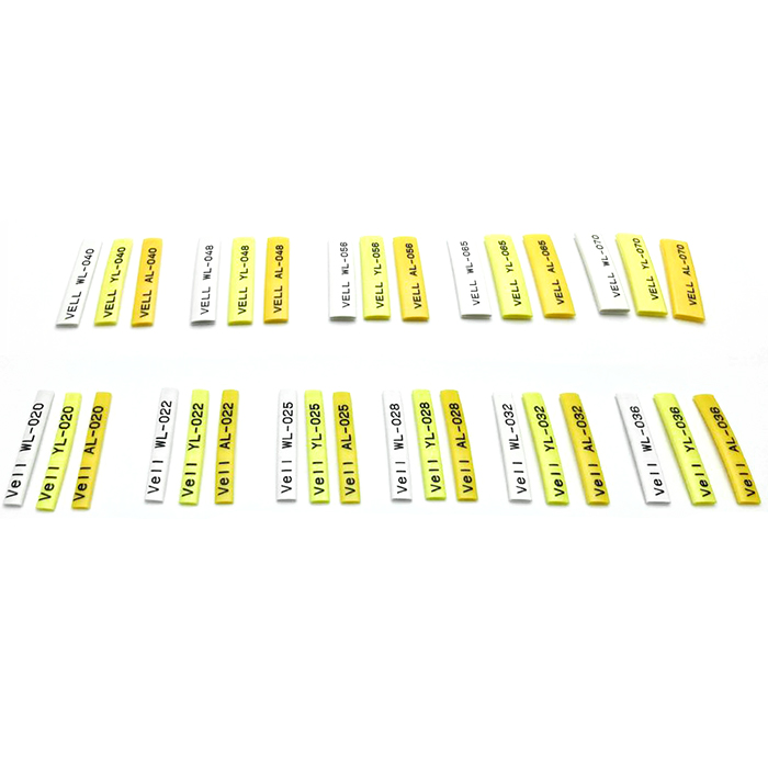 Фото Профиль ПВХ овальный Vell YL-056CH для маркировки, Ø 5,6 мм, 100 м, желтый, аналог Partex PO-09 (самозатухающий), для Puty P995CH {378028CH} (6)