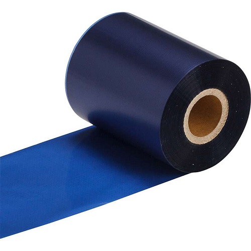 Фото Термотрансферная лента (риббон) 66 мм х 74 м, 4", OUT, Printmark W100, Wax, синяя (blue) {PM066074WOBLUE}
