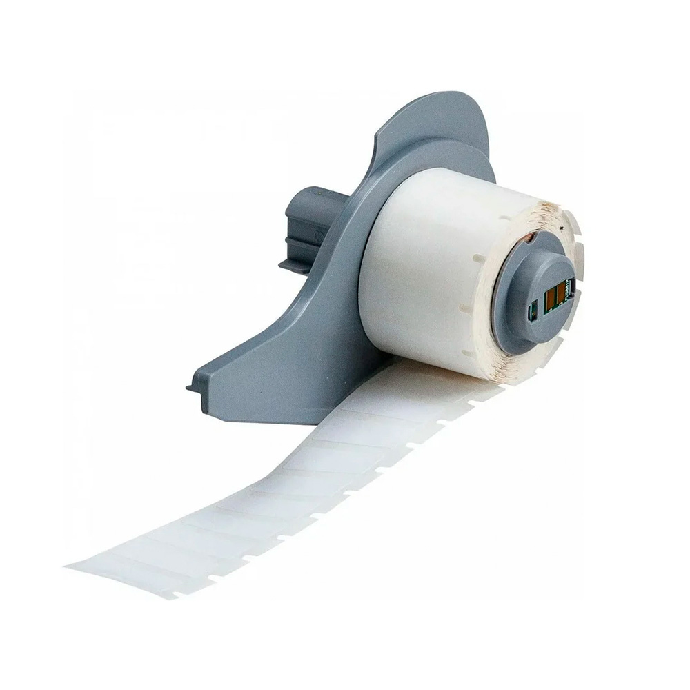 Фото M7-17-483 этикетки, материал B-483, полиэстер с усиленным адгезивом, белый, размер 25.4х12.7мм, 500 шт. в упак. {brd173407}