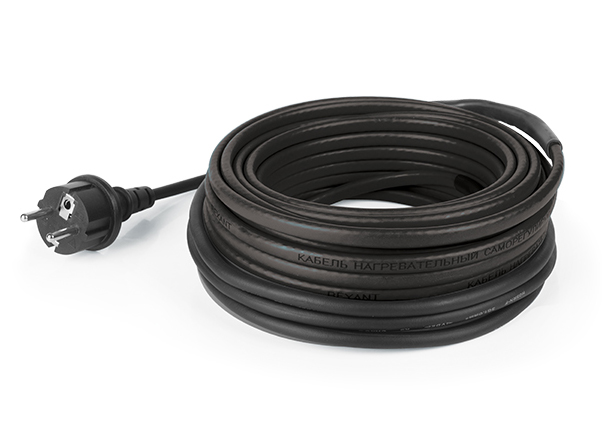 Фото Греющий саморегулирующийся кабель на трубу Rexant POWER Line 30SRL-2CR 3M (3м/90Вт) {51-0650} (1)