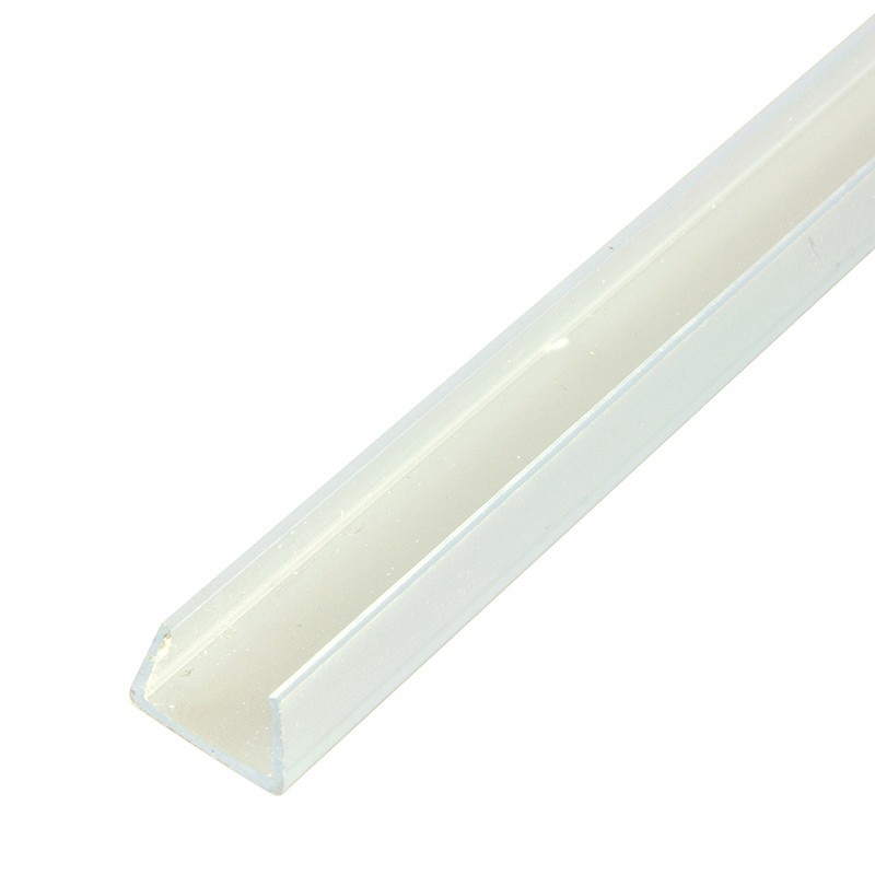 Фото Короб пластиковый для гибкого неона 12х12мм, длина 1 метр {134-049}