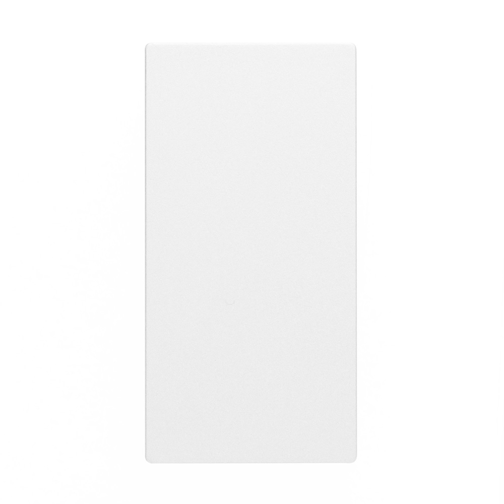 Фото Заглушка белая, 1/2, модуль, Vell {WH-Blank} (2)