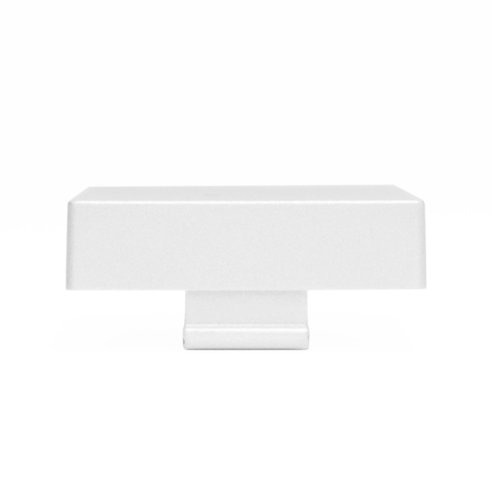 Фото Заглушка белая, 1/2, модуль, Vell {WH-Blank} (3)