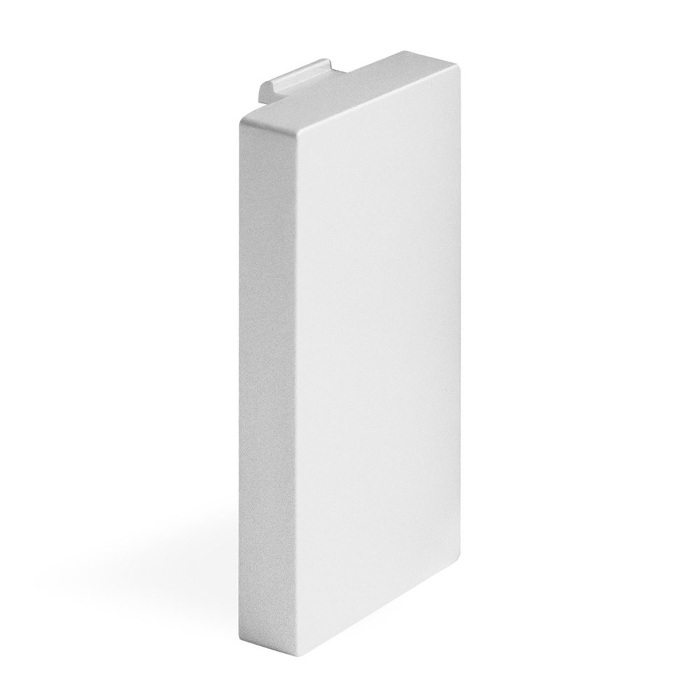 Фото Заглушка белая, 1/2, модуль, Vell {WH-Blank}