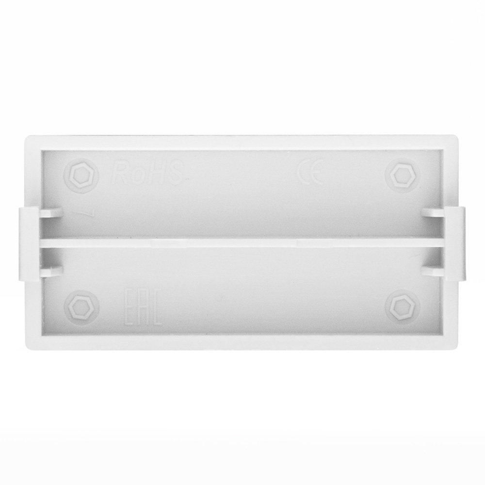 Фото Заглушка белая, 1/2, модуль, Vell {WH-Blank} (1)