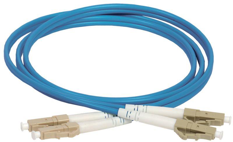 Фото Патч-корд оптический коммутационный соединительный для многомодового кабеля (MM); 50/125 (OM4); LC/UPC-LC/UPC (Duplex) (дл.1м) ITK