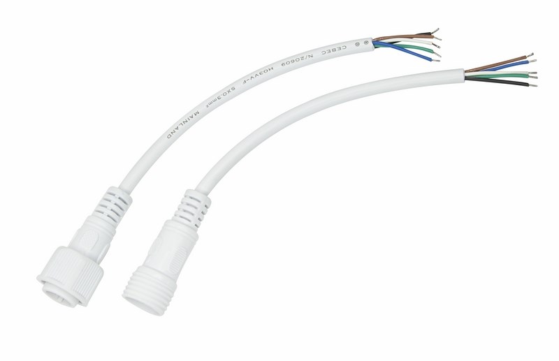 Фото Соединительный кабель Rexant, 5 pin, 5 х 0.5 мм², белый {11-9450} 1 шт