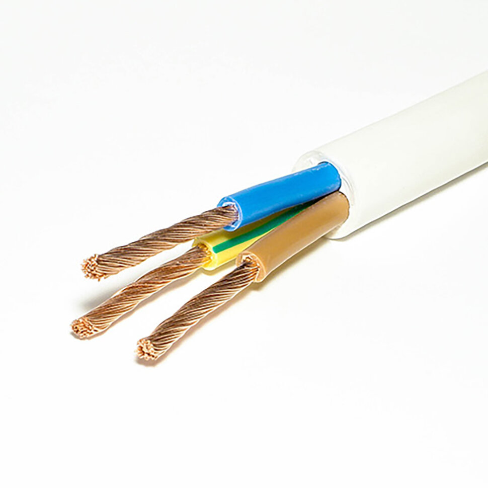 Фото Провод ПВСмб 3х0,75, белый Народный {SQ0118-0505}