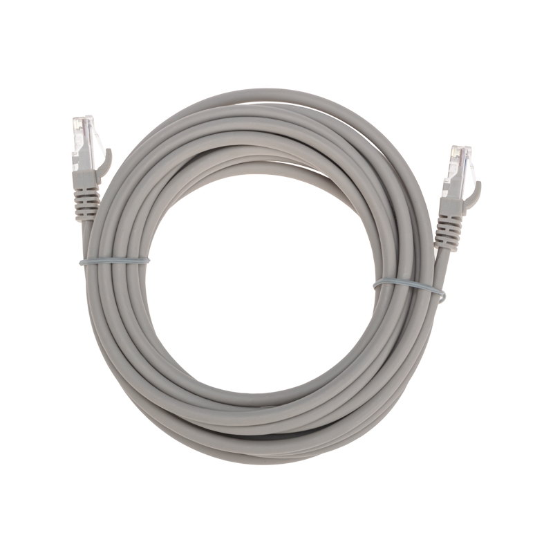 Фото Патч-корд U/UTP, CAT 6, RJ45-RJ45, 26AWG, LSZH, серый, 5м REXANT {02-0290-5}