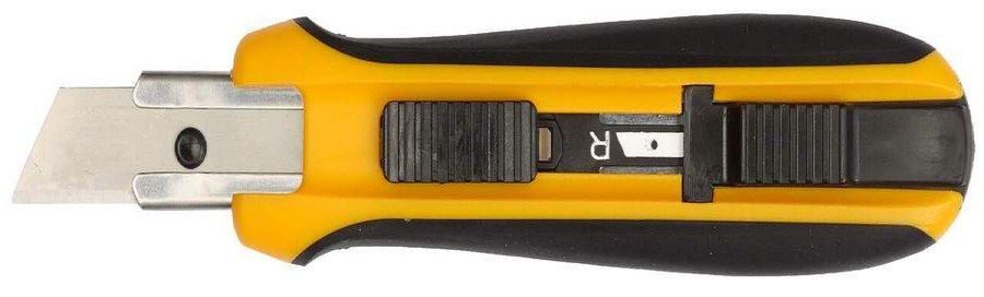 Фото Нож OLFA с выдвижным трапецевидным лезвием, автофиксатор, 17,5мм {OL-UTC-1}