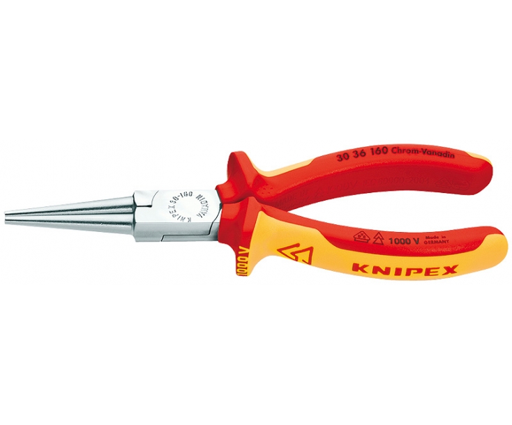 Фото Круглогубцы VDE Knipex, 160 мм {KN-3036160}